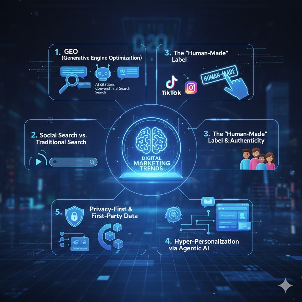 The Most Crucial Trends in Digital Marketing for 2026