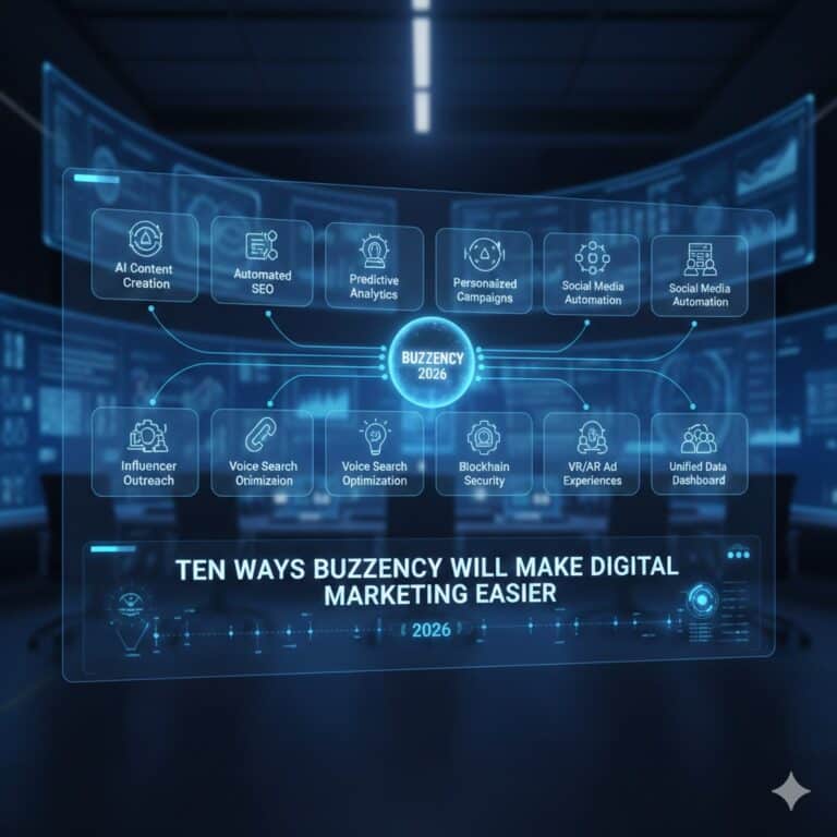 Ten Ways Buzzency Will Make Digital Marketing Easier in 2026
