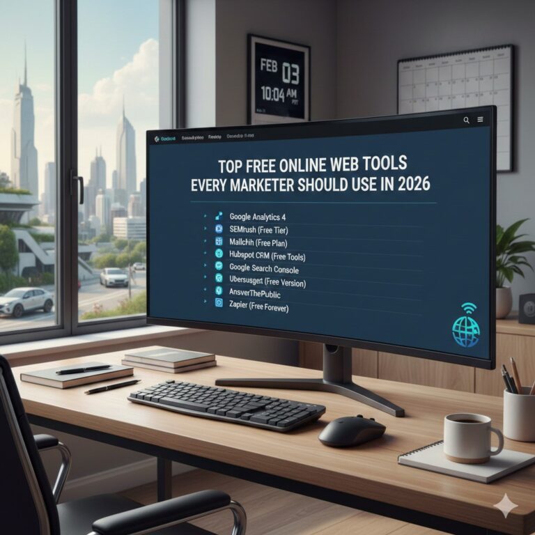 Top Free Online Web Tools Every Marketer Should Use in 2026