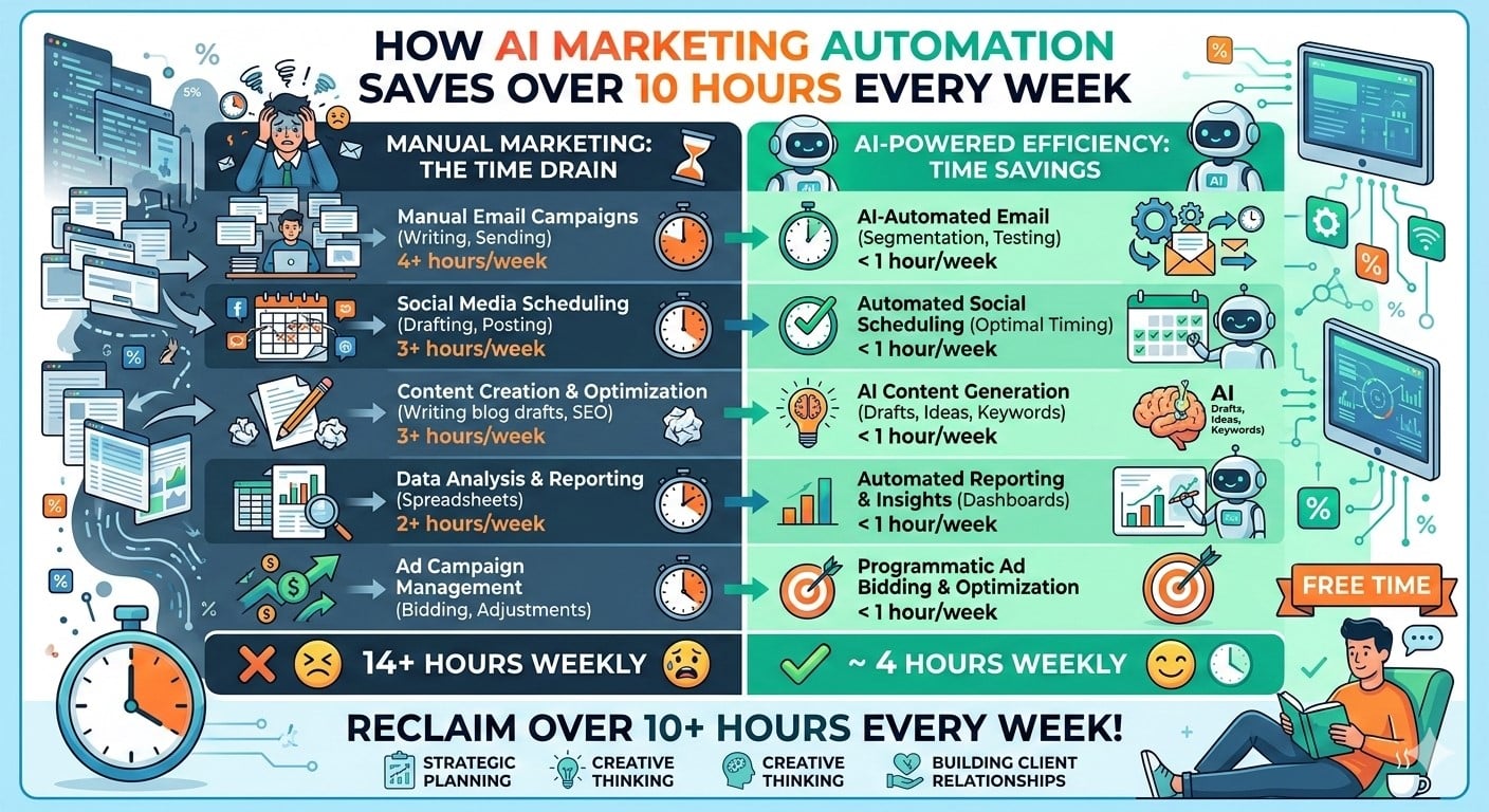 ow AI Marketing Automation Can Save Over 10 Hours Every Week