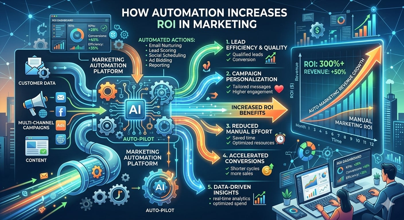 How Automation Increases ROI in Marketing