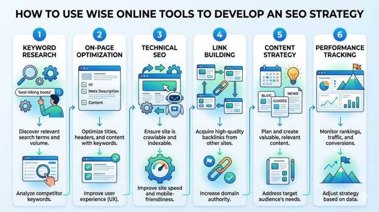 How to Use Wise Online Tools to Develop an SEO Strategy