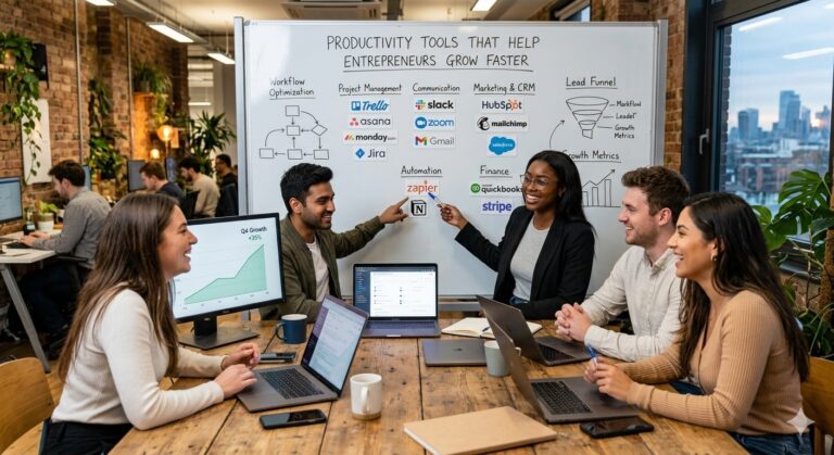 Productivity Tools That Help Entrepreneurs Grow Faster