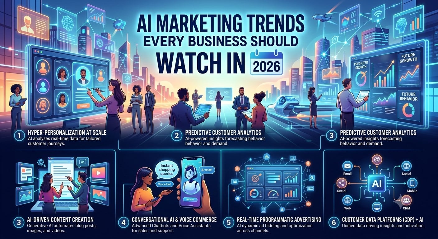 AI Marketing Trends Every Business Should Watch in 2026