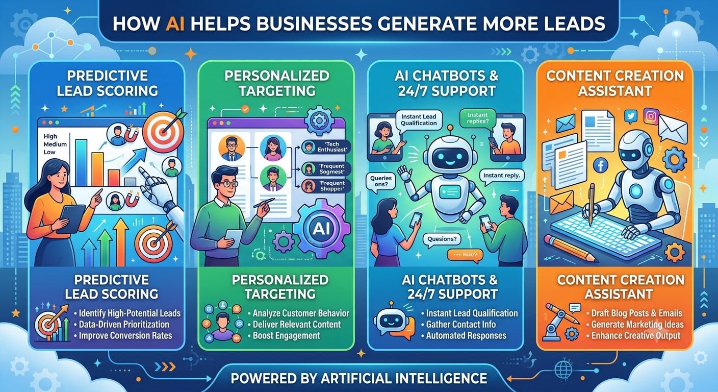 How AI Helps Businesses Generate More Leads