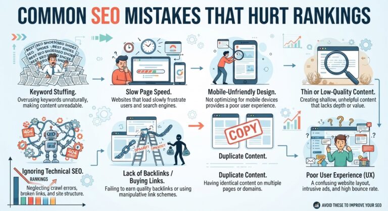 Common SEO Mistakes That Hurt Rankings and How to Fix Them in 2026