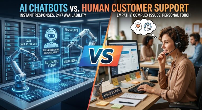 AI Chatbots vs Human Customer Support